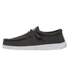 Hey Dude Wally Slub Canvas "Dark Grey"