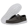 Hey Dude Wally Slub Canvas "Dark Grey"