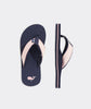 Vineyard Vines - Girls' Micro Whales Classic Flip Flops - Pink Blossom