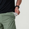Burlebo - Everyday Short - Light Sage - Fish Toss Pocket