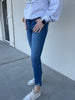 Kancan - Walnut High Rise Slim Straight Jean