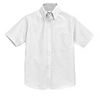 Hamilton Unisex White Oxford Short Sleeve