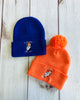 Saints Orange Angel Beanie W/Pom