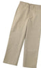 Khaki Cotton FF Pant - Men’s