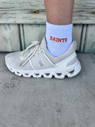 Saints Custom Embroidered Game Day Socks