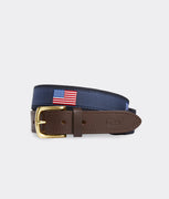 Vineyard Vines - American Flags Canvas Club Belt