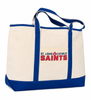 Saints Custom Canvas Boat Tote