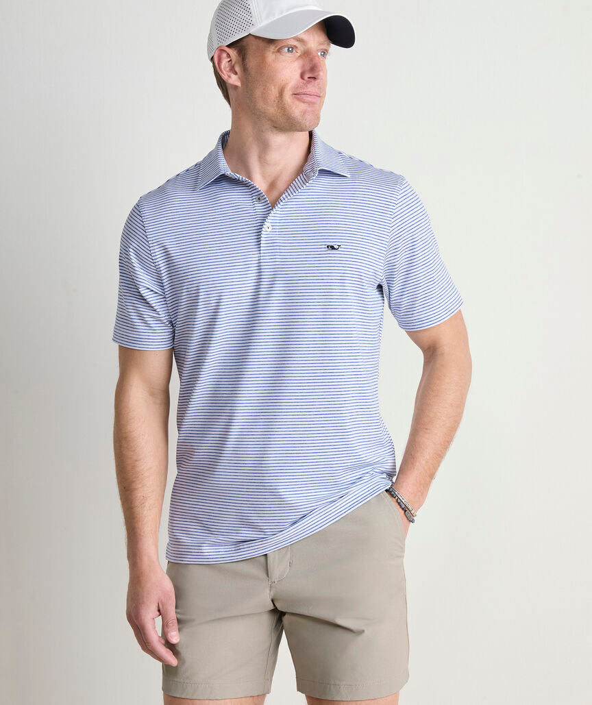 Vineyard Vines - Bradley Stripe Sankaty Polo