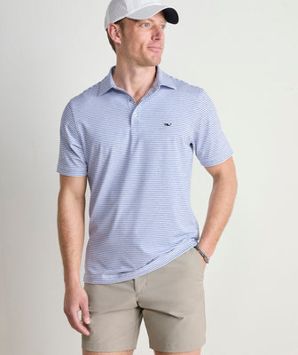 Vineyard Vines - Bradley Stripe Sankaty Polo