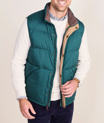 Vineyard Vines - Heritage Puffer Vest - Charleston Green