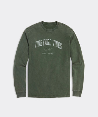 Vineyard Vines - Heritage Wash - Forest Olive LS