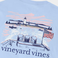 Vineyard Vines - Lighthouse Wakes Short-Sleeve Pocket Tee