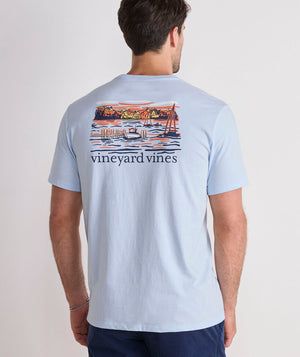 Vineyard Vines - Dockside Autumn Wakes Short-Sleeve Pocket Tee