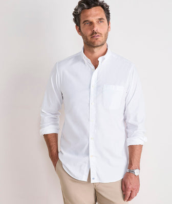 Vineyard Vines - Breakwater Solid Performance Cotton Shirt