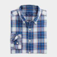 Vineyard Vines - Classic Fit Indigo Plaid Twill Shirt