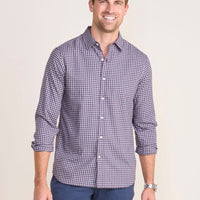 Vineyard Vines - OTG Brushed Twill Shirt - Crimson Plaid