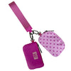 Lulu Mac Wristlets - Pink/Hot Pink Dots
