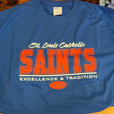 Saints Excellence & Tradition S/S - Blue -S/S