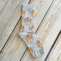 LSU Sailor Mike Sock - Grey