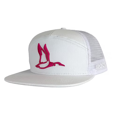 Fieldstone Roost White 7 Panel Pink 3D Puff Duck
