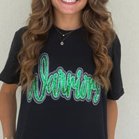 REAL Sequin "Warriors" T-Shirt S/S