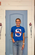 "Letterman 'S'  Logo" - Cotton/Poly Combo T-Shirt -S/S