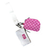 Lulu Mac Wristlets- Hot Pink/White Dots