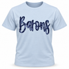 Barons Glitter Script Tee