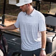 Burlebo - Performance Polo - Grey Aztec
