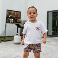 Burlebo - Youth Athletic Short - Gauge Camo