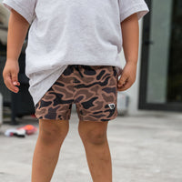 Burlebo - Youth Athletic Short - Gauge Camo