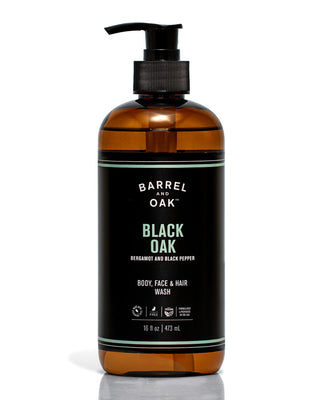 Barrel & Oak - Black Oak Hair, Face, and Body All-In-One Wash