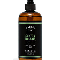 Barrel & Oak - Canyon Balsam Hair, Face, and Body All-In-One Wash