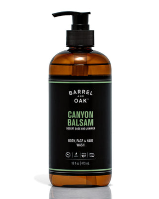 Barrel & Oak - Canyon Balsam Hair, Face, and Body All-In-One Wash