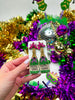 Pardi Gras Bottle Earrings