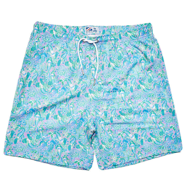 Bermies - 7” INSEAM SWIM TRUNKS - Calypso