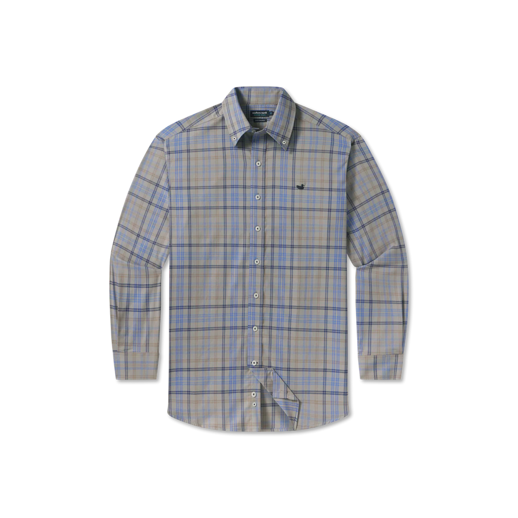 southern marsh dress shirts Boys' Dyer Performance Gingham Shirt 39% Nylon Southern Marsh El Campo Performance