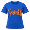 Saints Shine Glitter Script