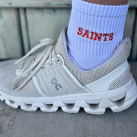 Saints Custom Embroidered Game Day Socks