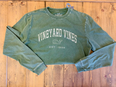 Vineyard Vines - Heritage Wash - Forest Olive LS