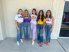 LSU Tigers Tee Crop Tee - White