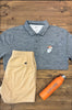 "Louis" - Nike Dark Grey Striated Polo