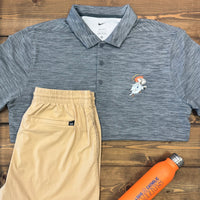 "Louis" - Nike Dark Grey Striated Polo