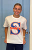 "Letterman 'S'  Logo" - Cotton/Poly Combo T-Shirt -S/S