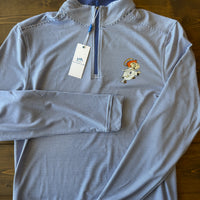 Southern Tide - Cruiser Micro-Stripe Heather Quarter Zip