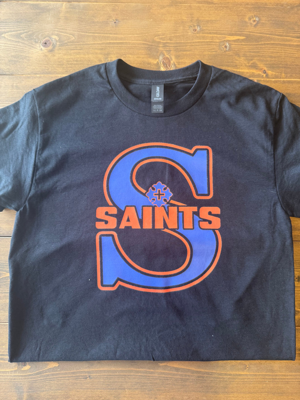 "Letterman 'S'  Logo" - Cotton/Poly Combo T-Shirt -S/S
