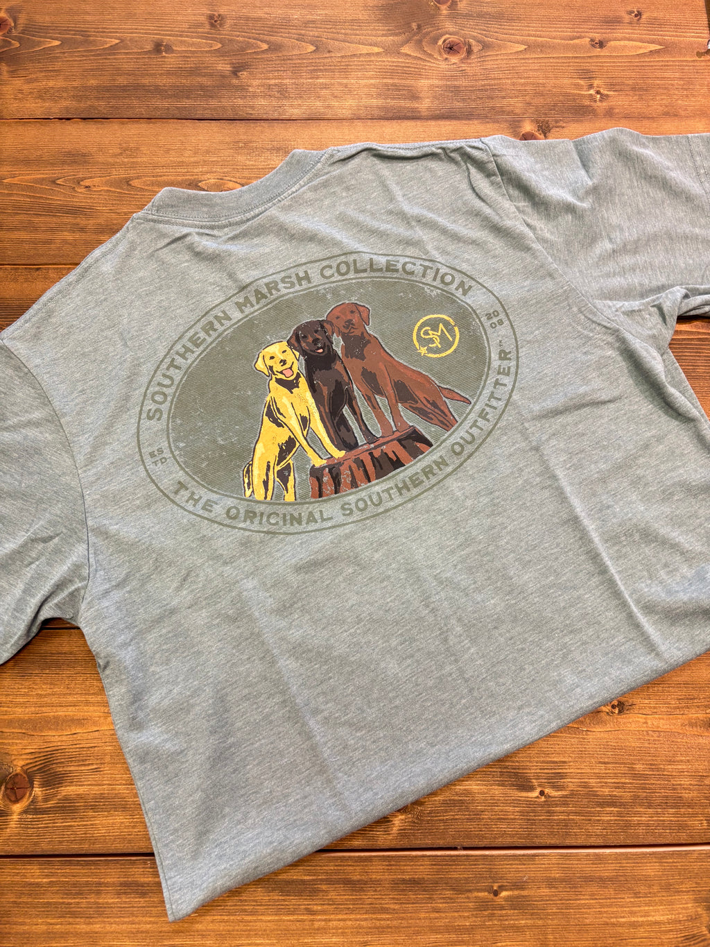 Southern Marsh - Lab Trio S/S - Burnt Sage