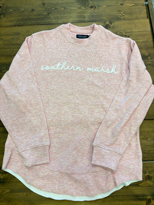 Southern Marsh - Terra Textured Vintage Sweater