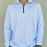 Vineyard Vines - Sankaty Quarter Zip - White Cap