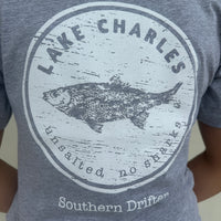 Lake Charles Unsalted Modern Fit Unisex Short Sleeve T-Shirt